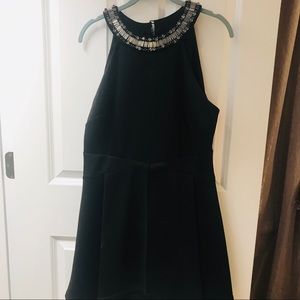 Mini black party dress